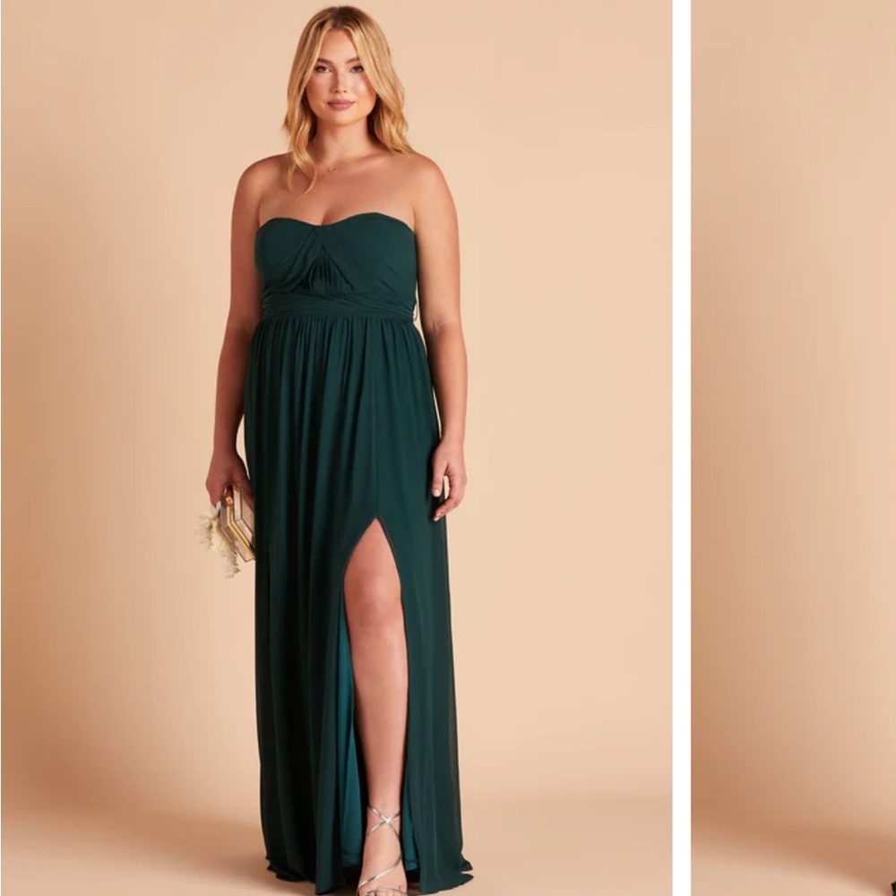 BIRDY GREY CONVERTIBLE DRESS IN EMERALD